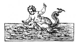 Мальчик на дельфине в трактовке периода Ренессанса. В.Картари, 1647 г. Мальчик на дельфине в трактовке периода Ренессанса. В.Картари, 1647 г.